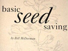Basic Seed Saving
